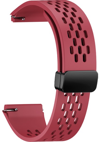 Huawei Watch Gt 6 Pro 46MM Manyetik Silikon Saat Kayışı Düz Renk Katlanır Tokalı Ayarlanabilir Kayış (Yurt Dışından)