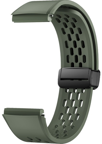 Huawei Watch Gt 6 Pro 46MM Manyetik Silikon Saat Kayışı Düz Renk Katlanır Tokalı Ayarlanabilir Kayış (Yurt Dışından) fiyatları