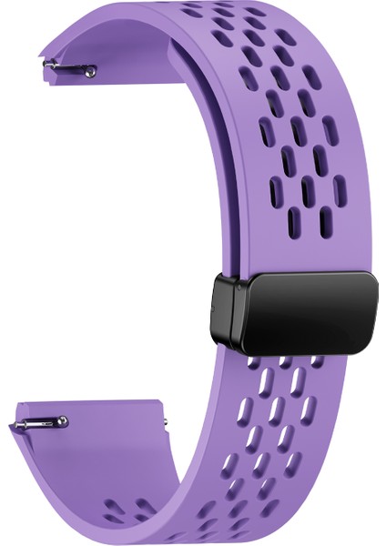 Huawei Watch Gt 6 Pro 46MM Manyetik Silikon Saat Kayışı Düz Renk Katlanır Tokalı Ayarlanabilir Kayış (Yurt Dışından)