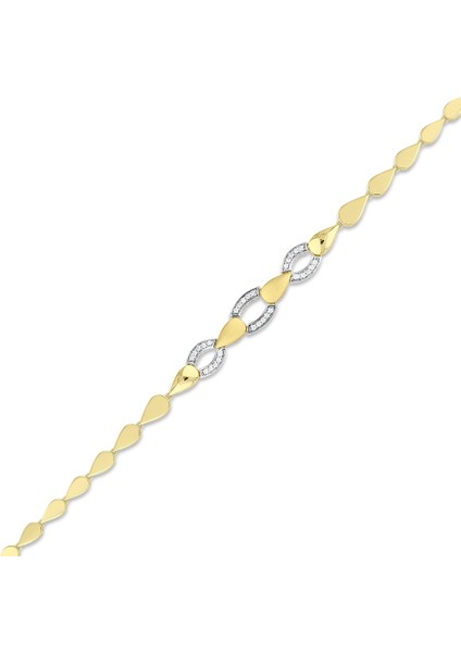 Altın Tasarım Bileklik - 14K