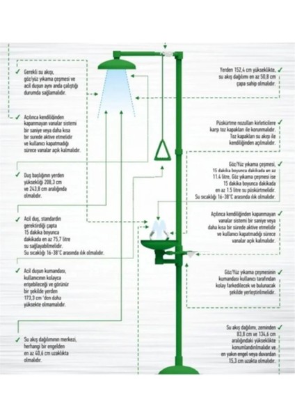 GÖZ VÜCUT DUŞU 1710-1A GALVANİZ GÖZ EL&AYAK KUM fırsatları