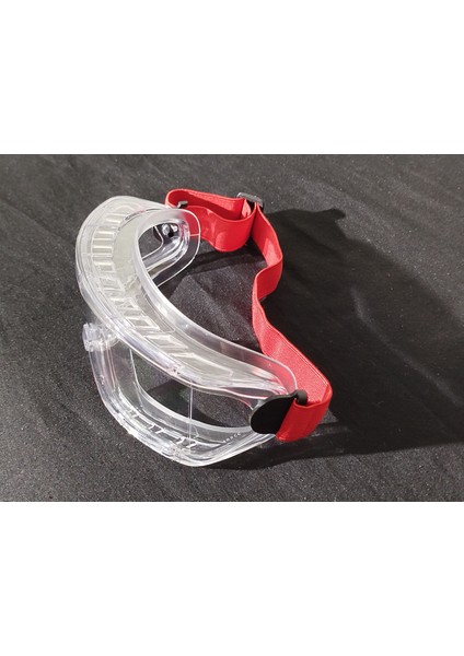 1. Sınıf Alman Malı Buğulanmaz Iş Gözlüğü – Ayarlanabilir Lastikli, Şeffaf Tam Koruma – Endüstriyel Koruyucu Gözlük