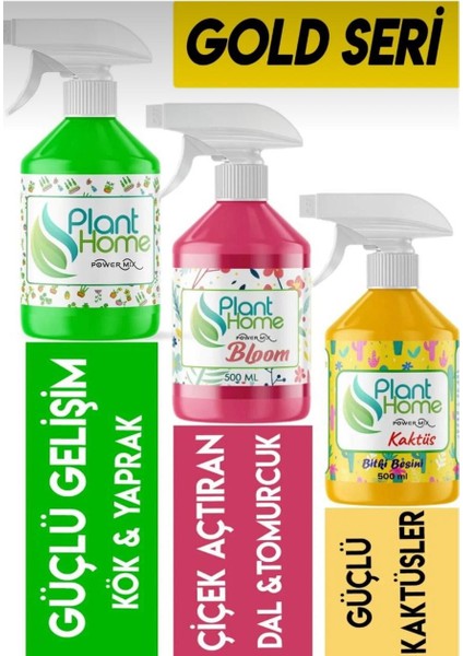 Power Mix Evde Bitki Bakımı Için Gerekli Bitki Besini Seti