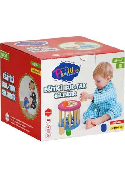 Bfs Playwood Eğitici Ahşap Silindir Bultak fiyatları