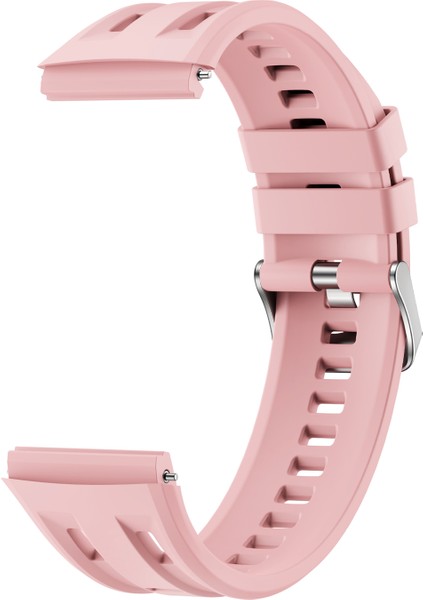 Huawei Watch GT 6 Pro 46mm Yedek Kayış Düz Renk Silikon Saat Kayışı (Yurt Dışından)