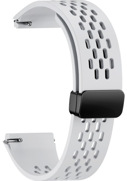 Huawei Watch Gt 6 Pro 46MM Manyetik Silikon Saat Kayışı Düz Renk Katlanır Tokalı Ayarlanabilir Kayış (Yurt Dışından)