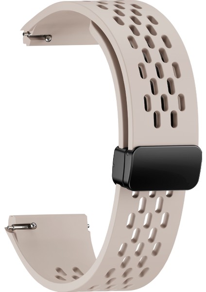 Huawei Watch Gt 6 Pro 46MM Manyetik Silikon Saat Kayışı Düz Renk Katlanır Tokalı Ayarlanabilir Kayış (Yurt Dışından)