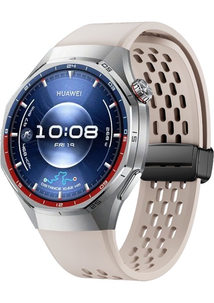 Huawei Watch Gt 6 Pro 46MM Manyetik Silikon Saat Kayışı Düz Renk Katlanır Tokalı Ayarlanabilir Kayış (Yurt Dışından) modelleri