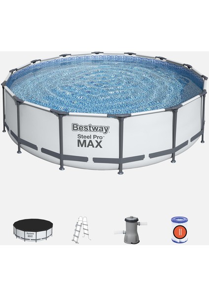 ® 56950 Steel Pro MAX™ Prefabrik Yer Üstü Çember Havuz Seti 4,27 m x 1,07 m