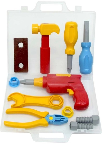 Bfs Minik Usta Çantalı Baretli Tamir Seti modelleri