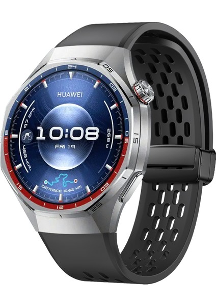 Huawei Watch Gt 6 Pro 46MM Manyetik Silikon Saat Kayışı Düz Renk Katlanır Tokalı Ayarlanabilir Kayış (Yurt Dışından) modelleri
