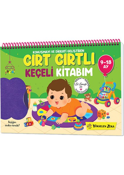 9-18 Ay Ilk Cırt Cırtlı - Keçeli Etkinlik Kitabım