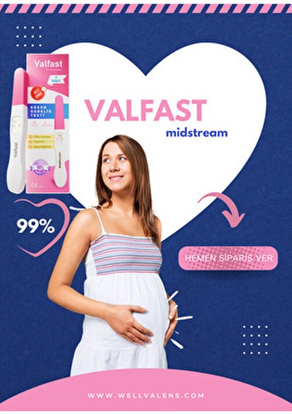 Erken Gebelik Testi Çubuğu (2'li Paket) Adetten Önce Yüksek Doğruluk