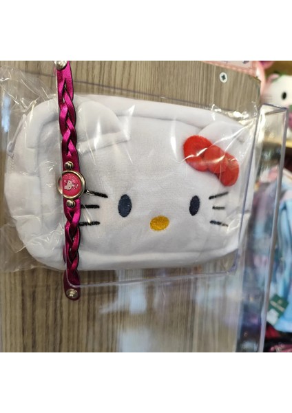 Bileklik Hediyeli Hello Kitty Figürlü Pelüş Kalem Çantası AD2210