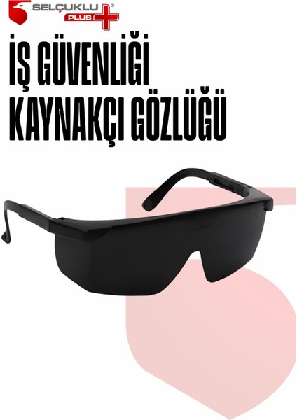 Iş Güvenliği Gözlüğü Kaynakçı Tipi Darbeye Dayanıklı Uv Korumalı Gözlük