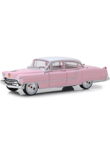 Bfs Greenlight 1/64 Hollywood Series 14 - Elvis Presley (1935-77) - 1955 Cadillac Fleetwood Series 60 "pink Cadillac"