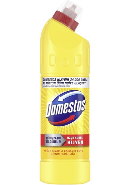 Yoğun Kıvamlı Çamaşır Suyu Limon Ferahlığı 750 ml 2 Adet