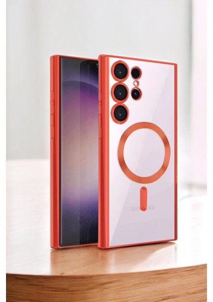 Samsung Galaxy S22 Ultra Kılıf Sararma Yapmaz Magsafe Şarj Özellikli A++ Kalite Kapak