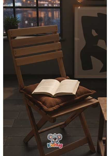 Yumuşacık Sandalye Minderi Dikişli Premium Bağıcıklı Standart Kırlent 45X45 cm [ 1 Adet ]