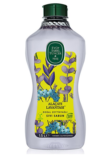 2 Adet Eyüp Sabri Tuncer Sıvı Sabun Alaçatı Lavantası 1.5 Lt