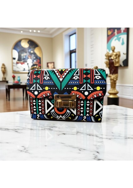 Gold Zincirli Kadın Omuz Çantası