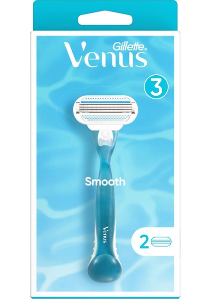 Smooth Tıraş Makinesi + Yedek Başlık 2 Adet