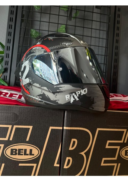 Rapid 2 Circle Kask (Gümüş Vizör Hediyeli)