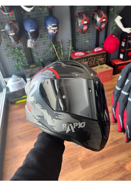 Rapid 2 Circle Kask (Gümüş Vizör Hediyeli) modelleri