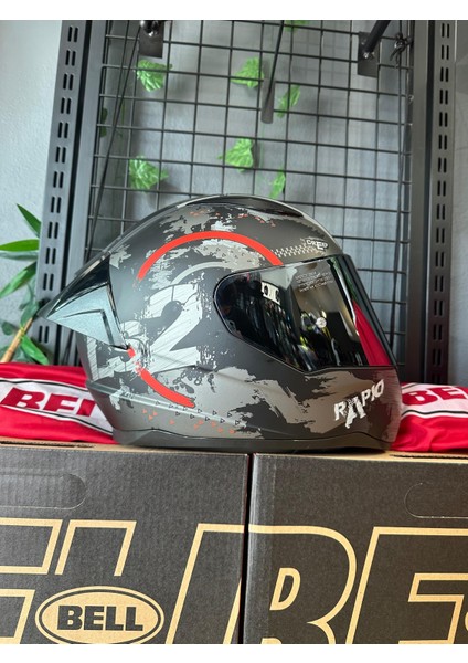 Rapid 2 Circle Kask (Gümüş Vizör Hediyeli)