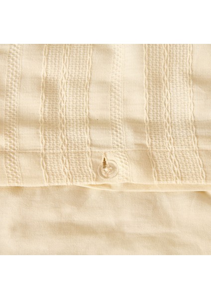 Soft Armürlü Çift Kişilik Nevresim Takımı - Ekru modelleri