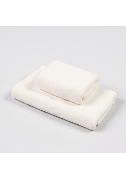%100 Pamuk | Velune Banyo Havlusu | Kırık Beyaz | 50X85 | Otel Serisi