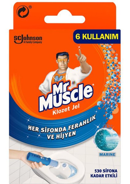 Mr. Muscle Klozet Jel Marine 36 ml 3 Adet
