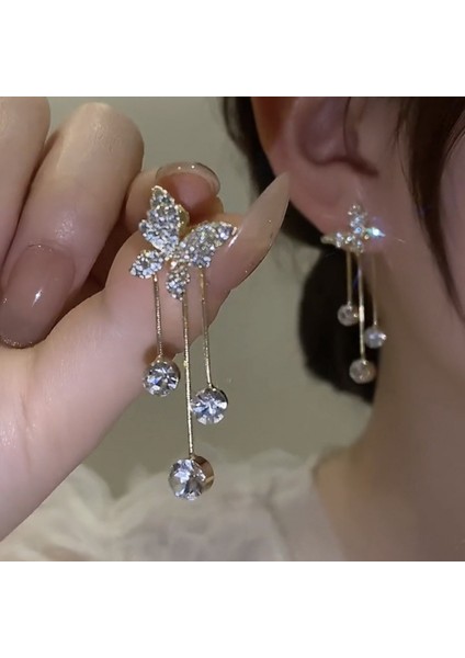 Kadın Püsküllü Küpe (Yurt Dışından)