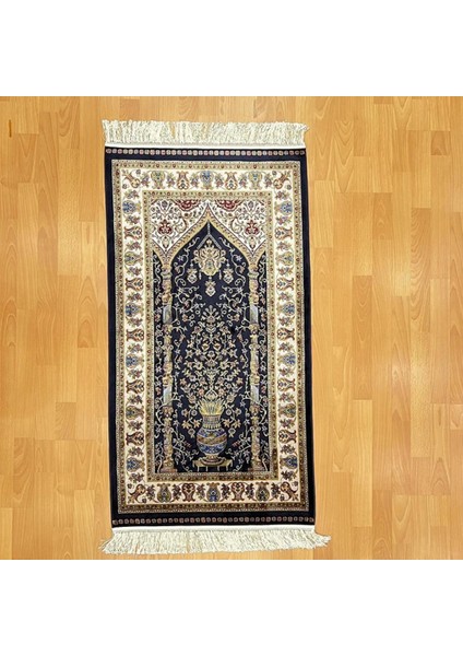 Mihraplı Ağaç Hayatı Desenli 70X120 cm Ipek Seccade