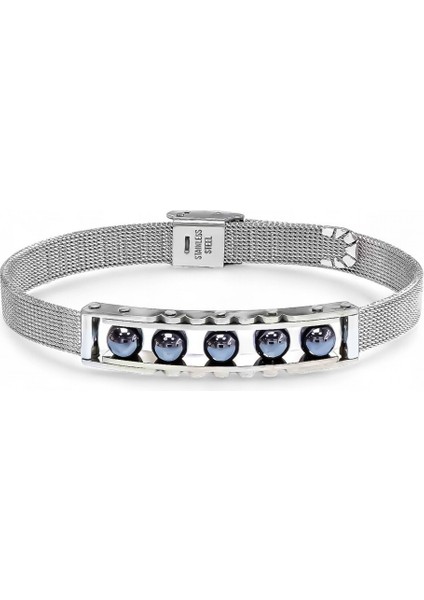 Hematit Taşı ve Paslanmaz Çelik Bileklik 9592B23D5 fırsatları