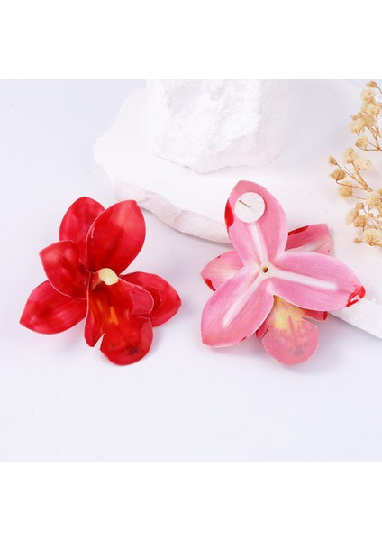 Bohem Tarzı A Tılı Moda Sade Damlama Etkili Benzersiz Kumaş Çiçek Küpe, Her Kıyafete Uygun Tatil Stili Kadın Modeli (Yurt Dışından) modelleri