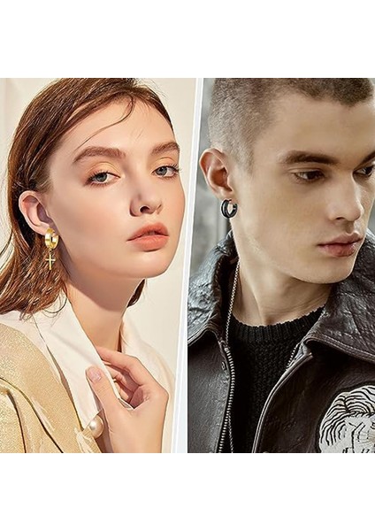 Paslanmaz Çelik Küpe, Yuvarlak Diskli, Kare Tokalı, Haç Kolye, Kendine Ait Tasarım (Yurt Dışından) fiyatları