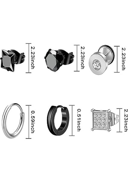 Paslanmaz Çelik Küpe, Yuvarlak Diskli, Kare Tokalı, Haç Kolye, Kendine Ait Tasarım (Yurt Dışından) modelleri