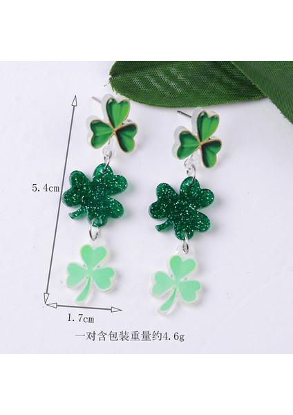 Saint Patrick Küpeleri Yeşil Ab Modeli Bira Akrili (Yurt Dışından) fırsatları