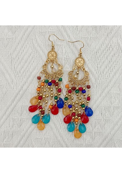 Pomya Geleneksel Tarz Püsküllü Kadın Küpesi (Yurt Dışından) fiyatları