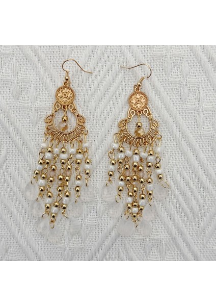 Pomya Geleneksel Tarz Püsküllü Kadın Küpesi (Yurt Dışından) fırsatları