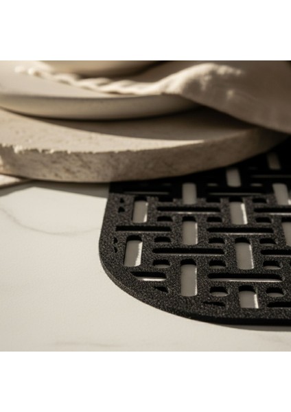 2 Adet Dikdörtgen Keçe Amerikan Servis 33X44-DESENLI Amerikan Servis