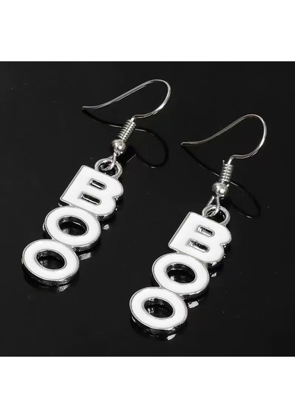 Cadılar Bayramı Elementli Renk Çakışan Hayalet Akrilik Küpe (Yurt Dışından) modelleri