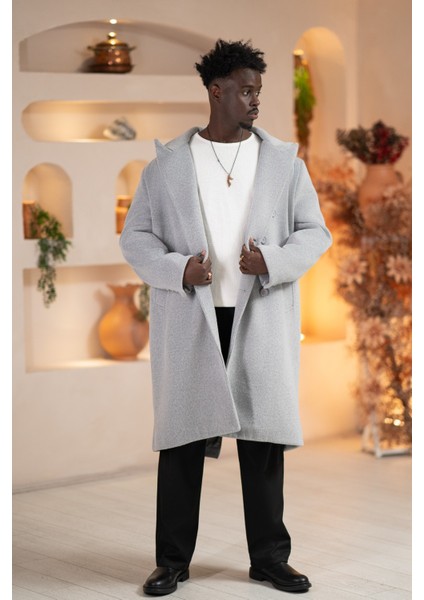 Italyan Geniş Yaka Oversize (Bol Kesim) Salaş Uzun Kaban modelleri