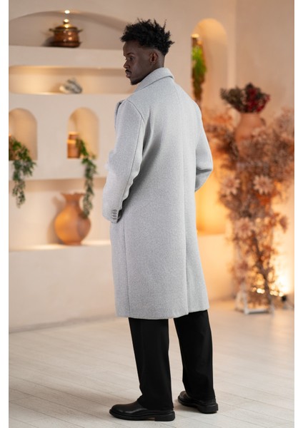 Italyan Geniş Yaka Oversize (Bol Kesim) Salaş Uzun Kaban fırsatları