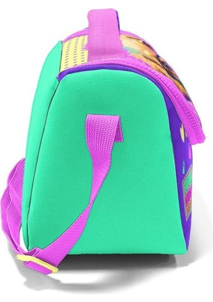 Sarı Pembe Sevimli Köpek Desenli Thermo Beslenme Çantası 11752