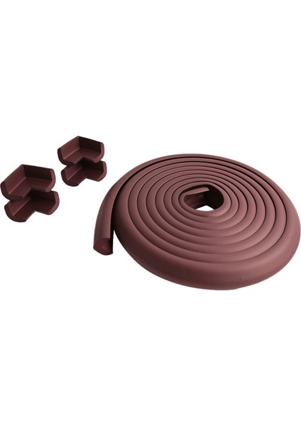 a 4.6 Metre 4 Adet Köşe Koruyucu Köşe Ve Kenar Koruma 3m Bant Esnek Yumuşak Darbe Engelleyici Mürdüm