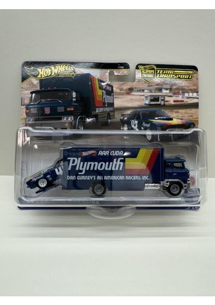 Transport Dan Gurney’s 70 Plymouth Aar Cuda 1/64 Model Araba