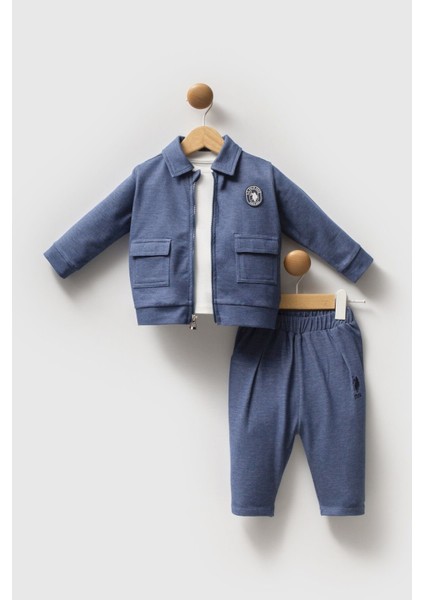 U.s. Polo Assn 3'lü Takım USB2597 Mavi