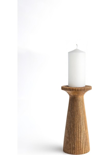 Terra Uzun Rustik Şamdan 24 cm fiyatları